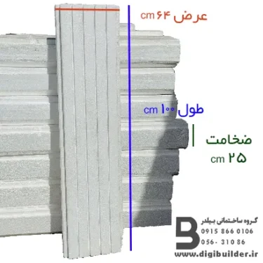 یونولیت سقفی 25 سانتی - تصویر 4
