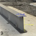 وال پست ورق سیاه H عرض 20/5 با طول بال 14 سانتی متر