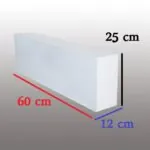 بلوک هبلکس رضوی ابعاد 12×25×60 | قیمت هبلکس ۱۲ سانتی | قیمت هبلکس 12 سانتی